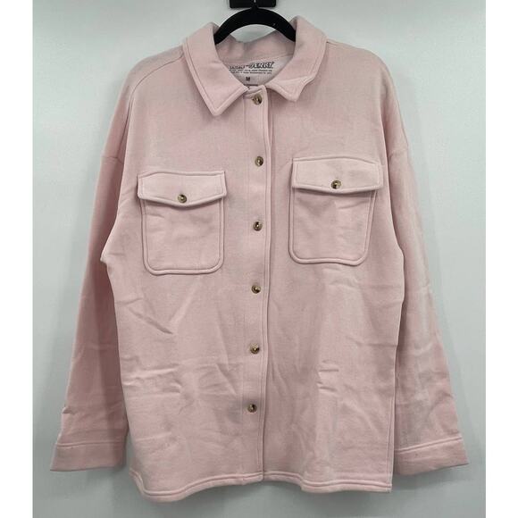 Tom and Jerry Looney Tunes Womens Button Down Shirt Jacket Collared Medium NEW - Picture 2 of 6